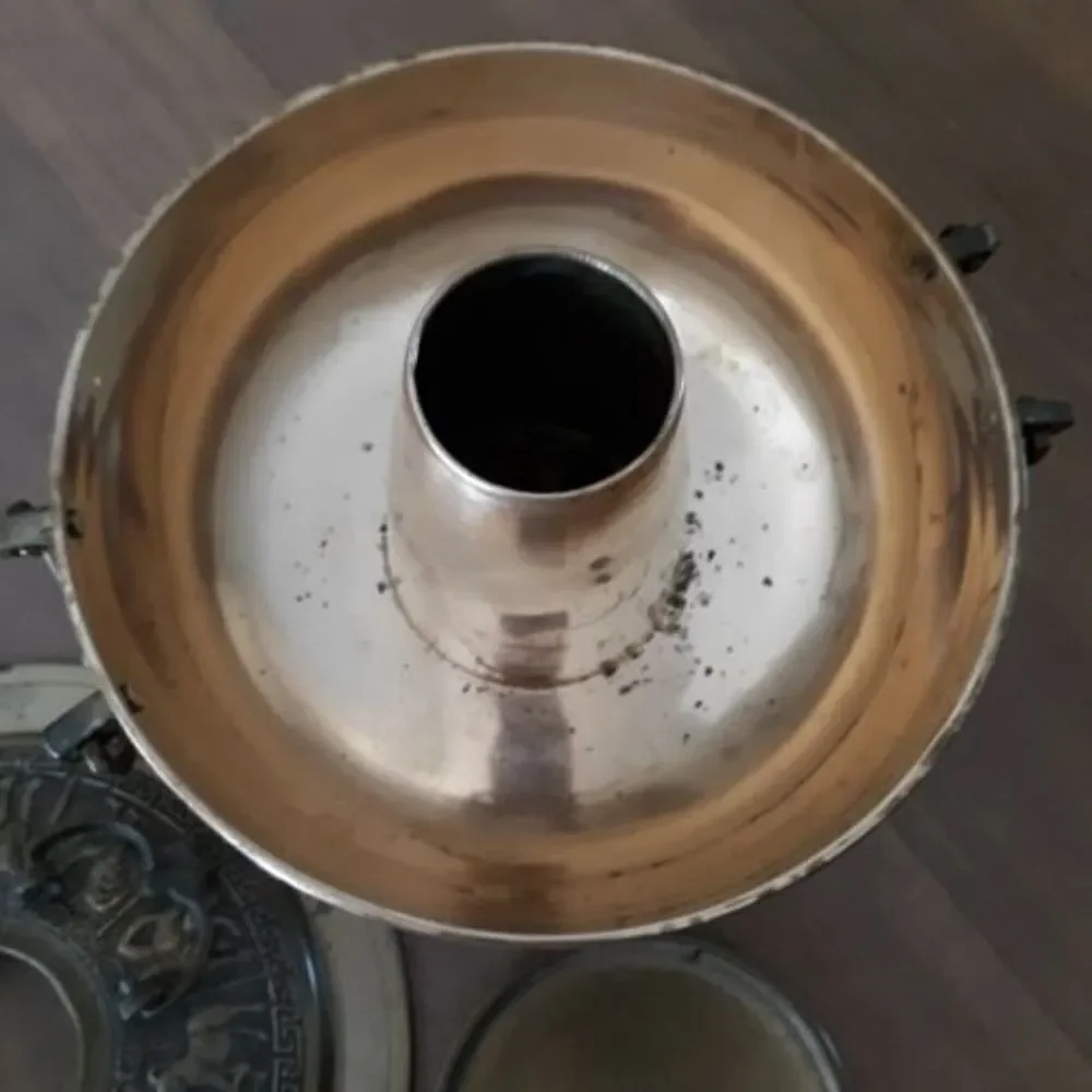 Vintage Chinese Zodiac Brass Hot Pot Fondue Soup Warmer Korea Brazier Korean